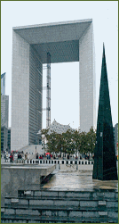 The Grande Arche in Paris France