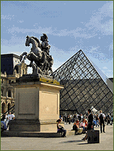 The Louvre in Paris France