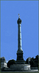 Place de la Bastille in Paris France