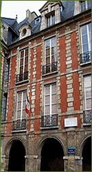 Maison de Victor Hugo Museum In Paris France