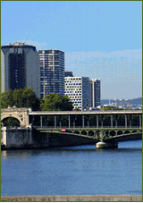 The River Seine Through Paris France