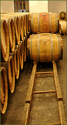 French Wines In Barrels